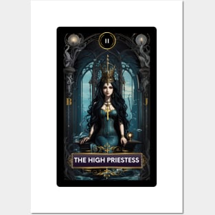 The High Priestess Mermaid Tarot Card Posters and Art